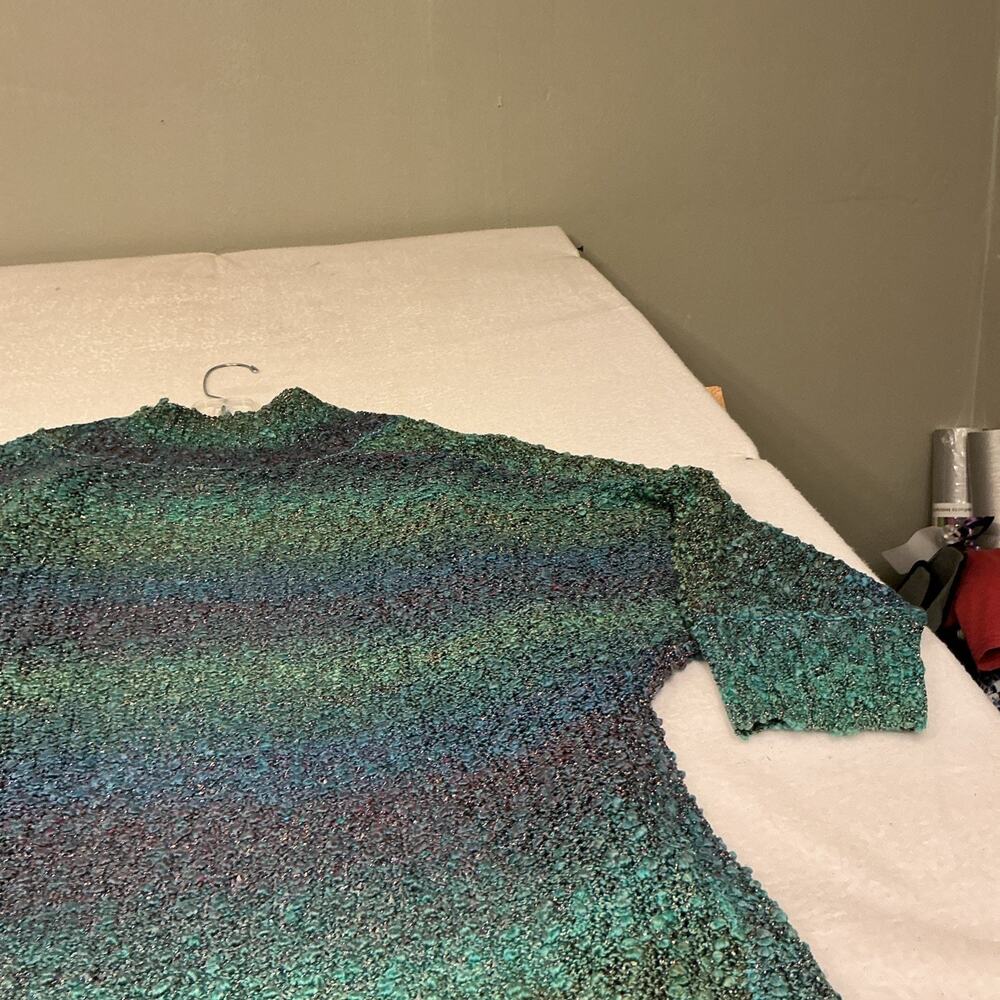 Cato Women's Auqua N Open Front Cardigan Sweater Size 18/20 3/4 Sleeve NWT.3539 - Picture 13 of 14